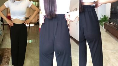 摄影师忽悠❤️几个舞蹈培训班的学妹穿上丝袜拍摄借机咸猪手摸逼有个妹子成功被操（51V) (10)